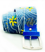 Skins Belts Marta Lotti Marinelli blue 04 | contourskins.com